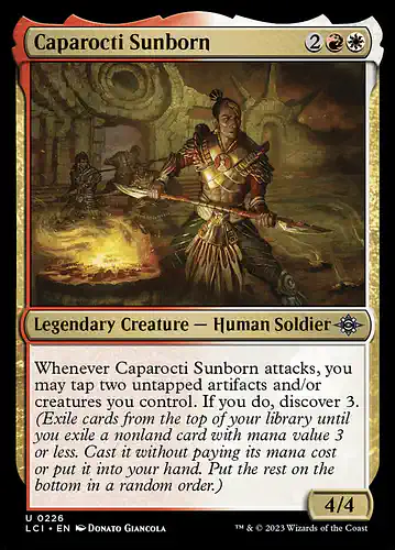 Caparocti Sunborn - lci Spoiler