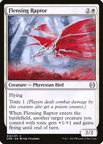 Flensing Raptor - one Spoiler