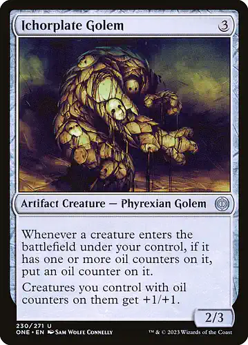 Ichorplate Golem - one Spoiler