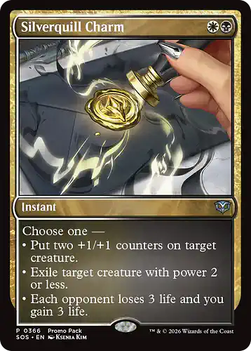 Silverquill Charm - sos Spoiler