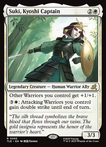 Suki, Kyoshi Captain - tle Spoiler