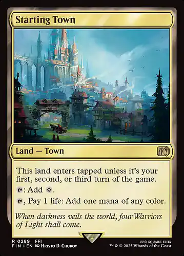 Starting Town - fin Spoiler