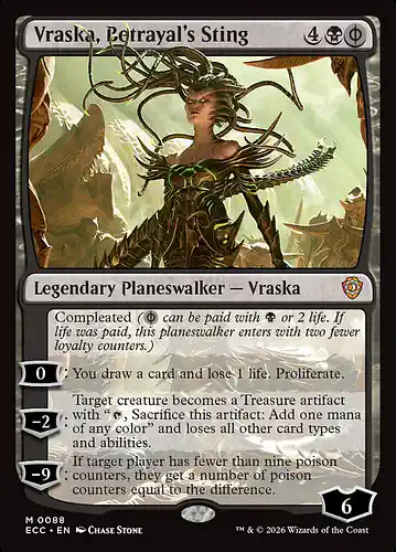 Vraska, Betrayal's Sting - ecc Spoiler