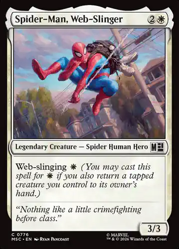 Spider-Man, Web-Slinger - msc Spoiler