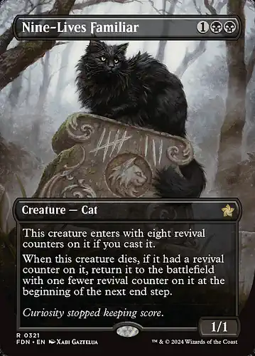 Nine-Lives Familiar - fdn Spoiler