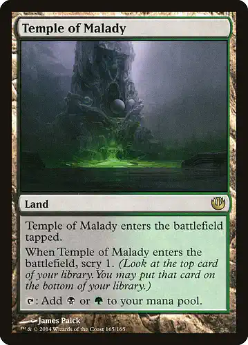 Temple of Malady - jou Spoiler