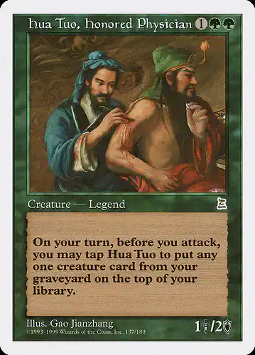 Hua Tuo, Honored Physician - ptk Spoiler