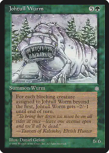 Johtull Wurm - ice Spoiler