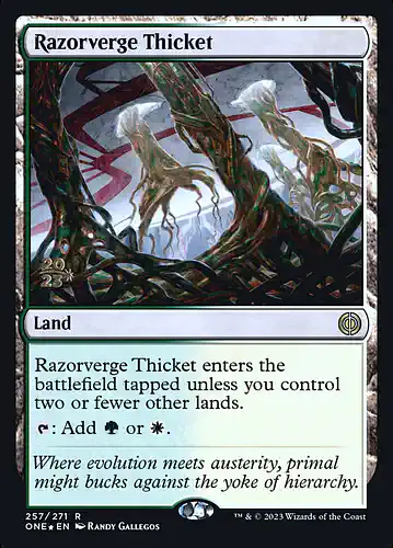 Razorverge Thicket - one Spoiler
