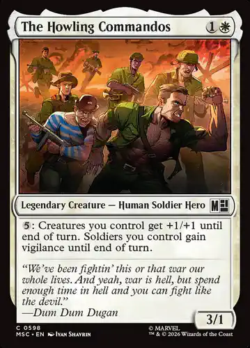 The Howling Commandos - msc Spoiler