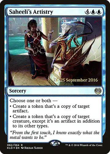 Saheeli's Artistry - kld Spoiler