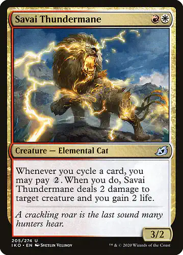 Savai Thundermane - iko Spoiler