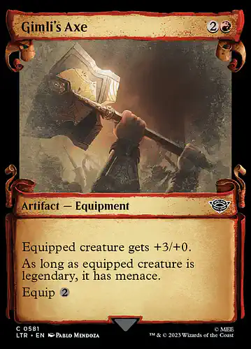Gimli's Axe - ltr Spoiler
