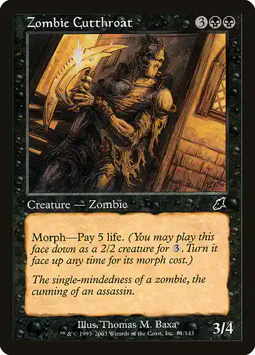 Zombie Cutthroat - scg Spoiler
