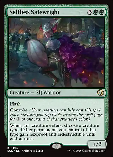 Selfless Safewright - ecl Spoiler