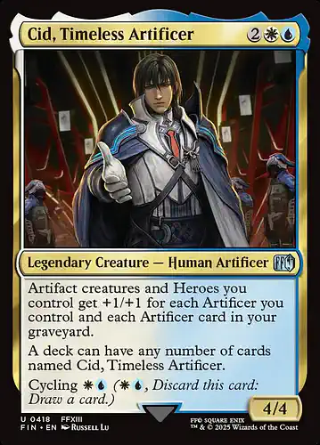 Cid, Timeless Artificer - fin Spoiler