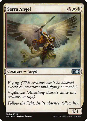 Serra Angel - w17 Spoiler