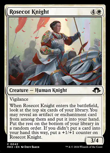 Rosecot Knight - mh3 Spoiler