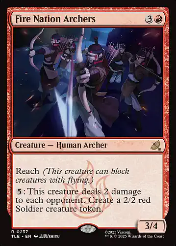 Fire Nation Archers - tle Spoiler