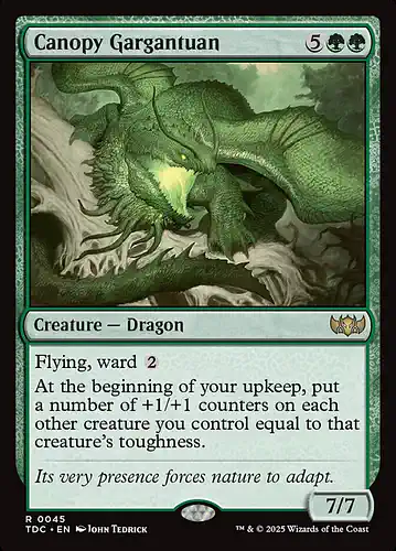 Canopy Gargantuan - tdc Spoiler