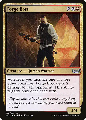 Forge Boss - snc Spoiler
