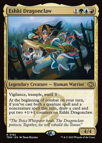 Eshki Dragonclaw - tdm Spoiler