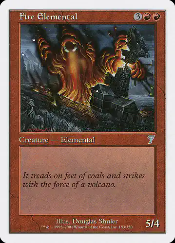 Fire Elemental - 7ed Spoiler