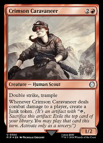 Crimson Caravaneer - pip Spoiler