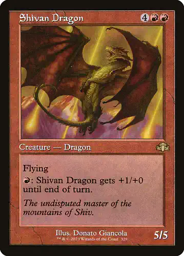 Shivan Dragon - dmr Spoiler