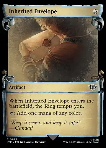 Inherited Envelope - ltr Spoiler