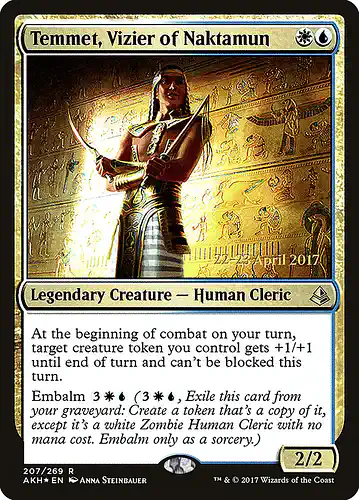 Temmet, Vizier of Naktamun - akh Spoiler