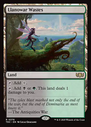 Llanowar Wastes - tdc Spoiler