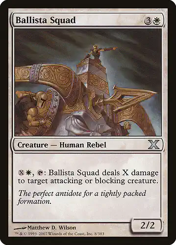 Ballista Squad - 10e Spoiler