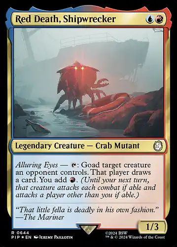 Red Death, Shipwrecker - pip Spoiler