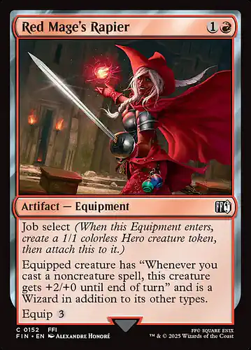 Red Mage's Rapier - fin Spoiler