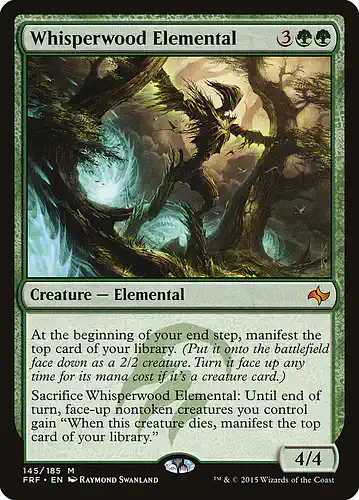 Whisperwood Elemental - frf Spoiler
