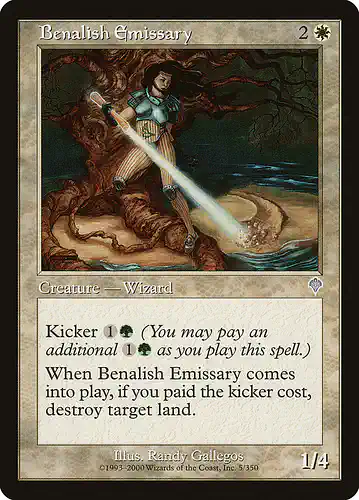 Benalish Emissary - inv Spoiler