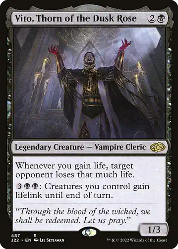 Vito, Thorn of the Dusk Rose - j22 Spoiler