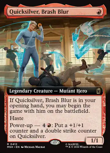 Quicksilver, Brash Blur - msh Spoiler