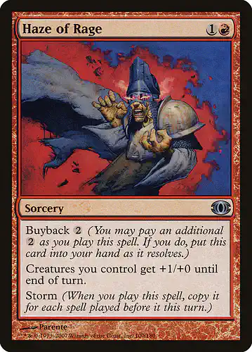 Haze of Rage - fut Spoiler