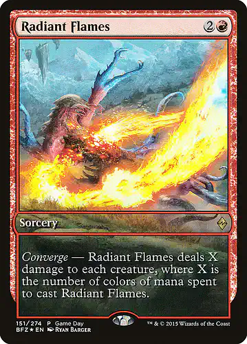 Radiant Flames - bfz Spoiler