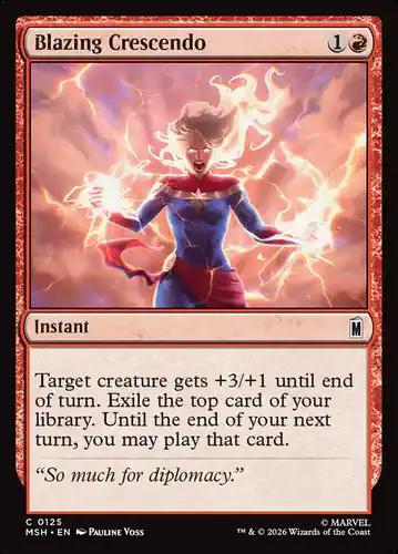 Blazing Crescendo - msh Spoiler