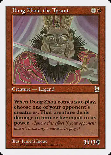 Dong Zhou, the Tyrant - ptk Spoiler