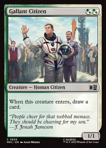 Gallant Citizen - msc Spoiler