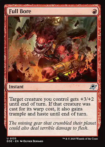 Full Bore - eoe Spoiler