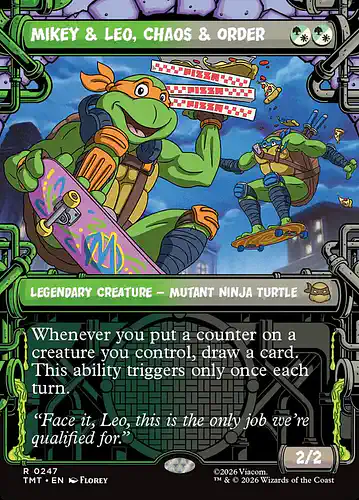 Mikey & Leo, Chaos & Order - tmt Spoiler