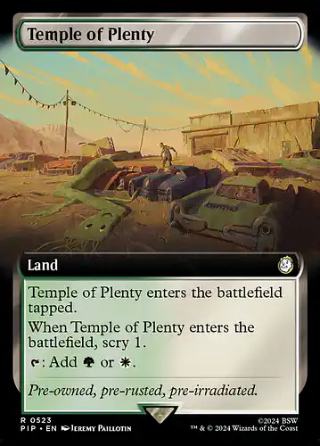 Temple of Plenty - pip Spoiler