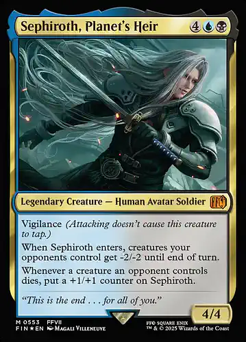 Sephiroth, Planet's Heir - fin Spoiler
