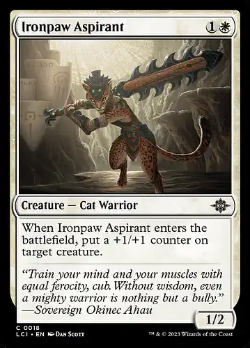 Ironpaw Aspirant - lci Spoiler