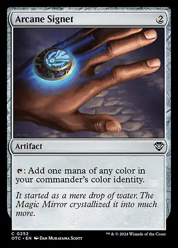 Arcane Signet - otc Spoiler